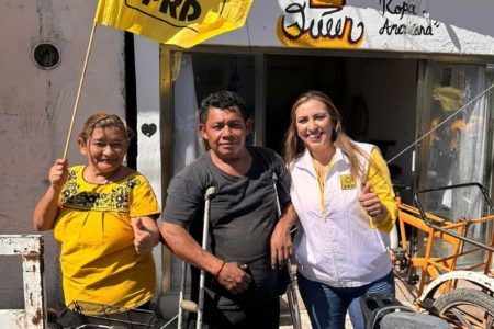 Candidata del PRD Jazmín Treviño a la presidencia va por la renovación