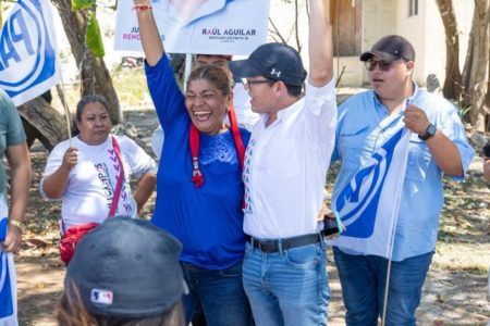 Vecinos de Villamar II ofrecen firme respalpado a Raúl Aguilar