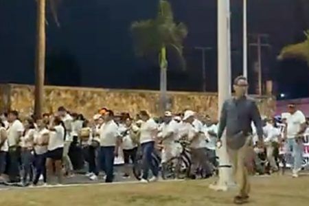 Más de 20 mil personas protestan en Campeche para exigir la destitución de Marcela Muñoz
