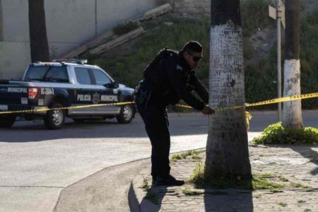 Enfrentamiento entre ministeriales y sujetos armados en Cancún