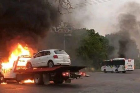 Se desata el infierno en Tabasco, tras la presunta captura de un líder criminal