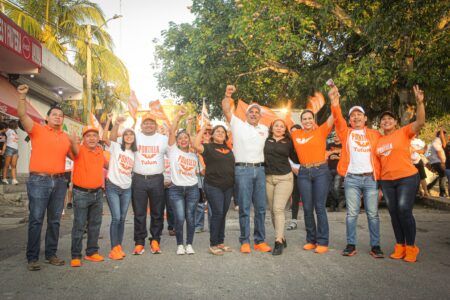 Los candidatos de Movimiento Ciudadano reciben apoyo masivo en Akumal!