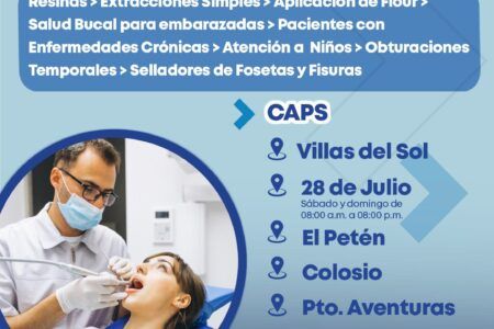 Brindan CAPS consultas odontológicas