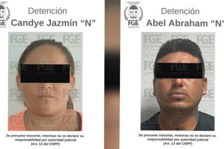 Capturan a pareja presuntos generadores de violencia en Cozumel, eran objetivos prioritarios por la FGE
