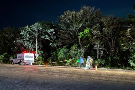 Atropellan a un hombre en libramiento carrtero en Cancún