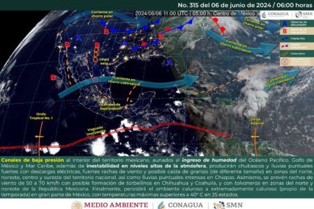 Clima de hoy, 6 de junio en México: permanece altas temperaturas en 25 estados