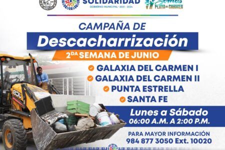 Conoce el calendario de descacharrización