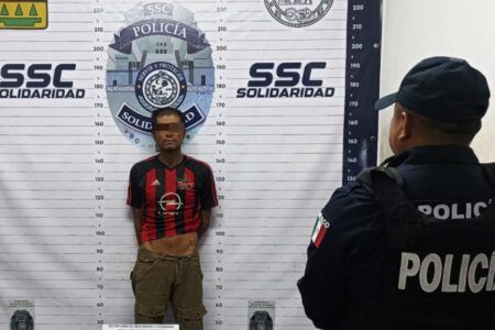 Policía capturó a tabasqueño que intentaba robar en un casa en Solidaridad