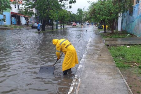 Reacción inmediata del gobierno municipal ante lluvias intensas