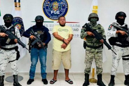 Detienen en Acapulco a “El Aguado”, identificado como objetivo prioritario 