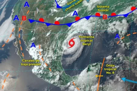 Clima hoy 8 de junio en México: ¿Cuáles son los estados que tendrán lluvias por Beryl?
