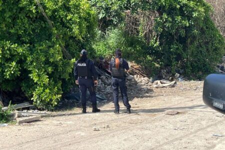 Hallan cuerpo “embolsado” entre maleza en Cancún