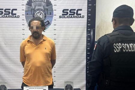 Detienen “chilango” por maltratar a sus hijos en Solidaridad