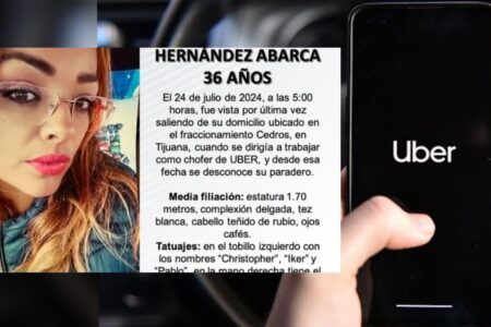 Buscan a Adara Paulina, conductora de Uber desaparecida desde hace seis días