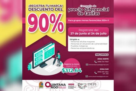 Promueven SEDE e IMPI campaña de 90% descuento en Registro de Marca