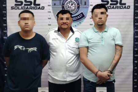 Detienen taxista playense y a dos más con droga