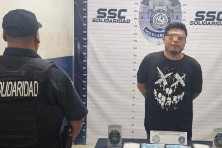 Cae narcomenudista en Villas del Sol