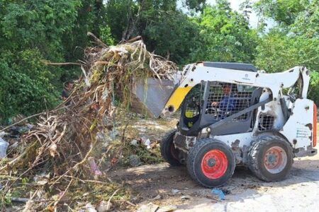 Eliminan micro tiradero de basura en la Avenida Lilis