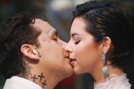Ángela Aguilar comparte su primera FOTO con “Chichi”, su “hijo” con Nodal