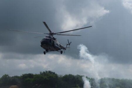 Semar pide apoyo a EU para rescatar un helicóptero que se desplomó con dos marinos en una persecución por narcotráfico en Chiapas