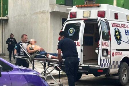 Militar herido con arma blanca tras una riña en su domicilio en Tumben Cuxtal, en Chetumal