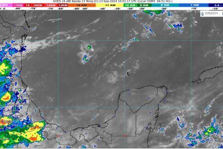 Afluencia de aire marítimo tropical genera condiciones de calor y lluvias aisladas en Quintana Roo