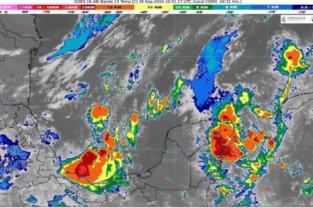 Nueva onda tropical y el ingreso de aire húmedo en Quintana Roo traerá fuertes lluvias
