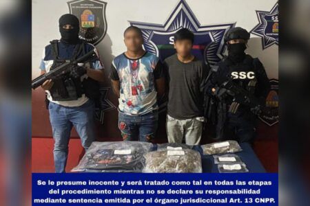 Atoran a dos menores “con las manos en la masa” intercambiando sustancias ilegales
