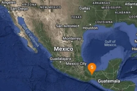 Se registra temblor de magnitud 4.2 al sur de Sayula de Alemán, en Veracruz