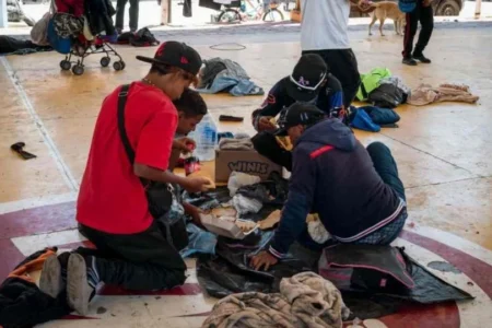 Cerca de 300 migrantes utilizan corredor de movilidad segura para llegar a la frontera con Estados Unidos