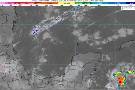 Pronóstico del clima en Quintana Roo: lluvias fuertes y vientos de hasta 60 km/h