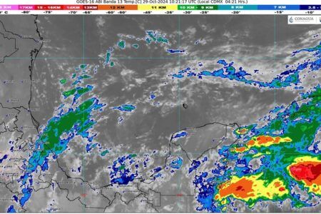 Pronóstico del clima en Quintana Roo, 29 de octubre de 2024