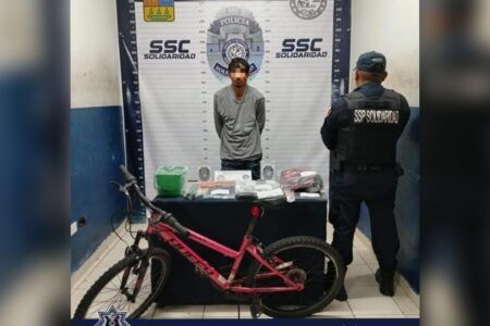 La Policía Municipal de Solidaridad frustra robo y asegura a una persona en respuesta inmediata
