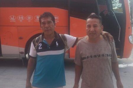 Policía de Benito Juárez ayuda a ciudadano a reencontrarse con su familiar perdido por 25 años