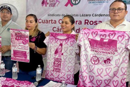 Sindicato de Taxistas de Playa del Carmen invita a la ciudadanía a sumarse a la Cuarta Carrera Rosa contra el Cáncer de Mama