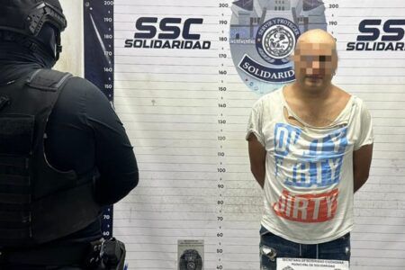 Detienen a hombre por presunta posesión de narcóticos en Solidaridad