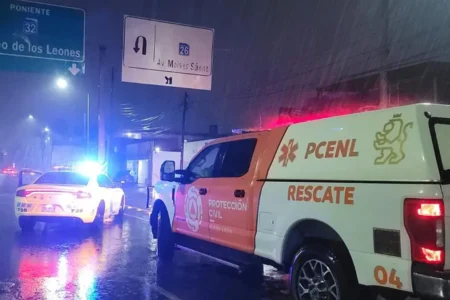 Cuatro personas mueren en Nuevo León debido a las lluvias causadas por el Frente Frío 4