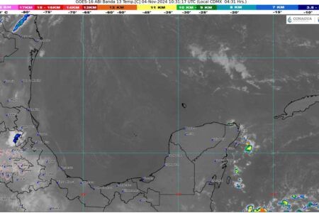 Frente frío número siete afectan el estado de Quintana Roo, clima de HOY 4 de noviembre 2024