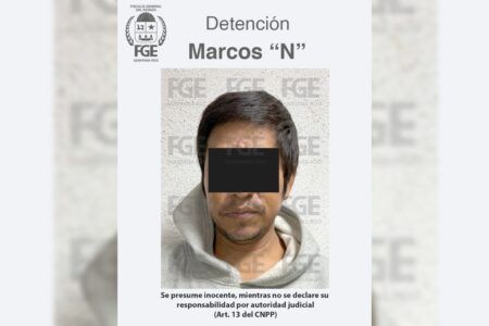 Arrestan Fiscalía a presunto feminicida en Solidaridad