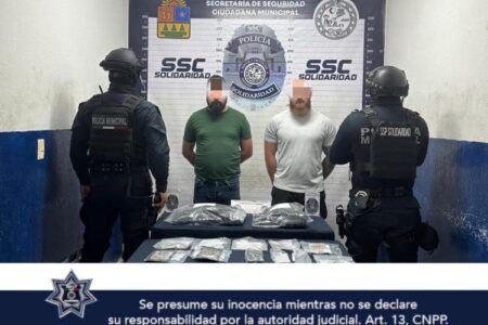 Atrapan a dos personas en la colonia Ejido