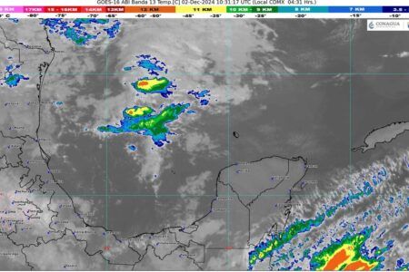 Se pronostican lluvias aisladas para este lunes en Quintana Roo