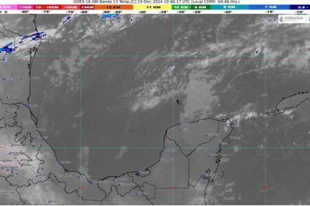 Sistema anticiclónico prevalece sobre el país; Quintana Roo con lluvias dispersas y ambiente caluroso