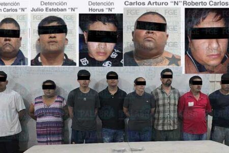 A 24 horas de la elección del nuevo delegado de Bonfil, detienen a 13 personas vinculadas a células delictivas