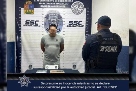 Detenido por violencia familiar en Villas del Sol