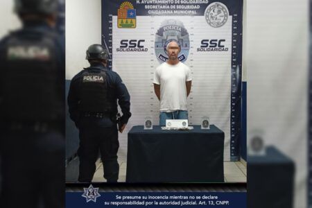 SCC detiene a sujeto por posibles delitos contra la salud