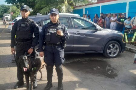 Implementan operativo de seguridad tres niveles de gobierno en las elecciones de Puerto Aventuras