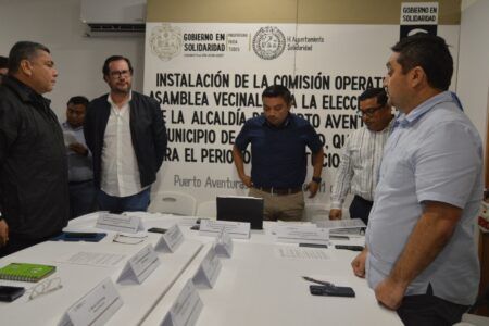 Instalan Comisión Operativa de la Asamblea Vecinal para la Elección de Miembros de la Alcaldía de Puerto Aventuras