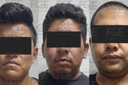 Logra FGE de Quintana Roo vinculación a proceso para tres sujetos por el delito de extorsión en Solidaridad
