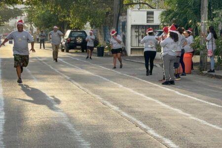 La carrera del pavo, une a los trabajadores del SUTSAMS