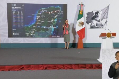Califica Claudia Sheinbaum de ‘espectacular’ los tramos 6 y 7 del Tren Maya